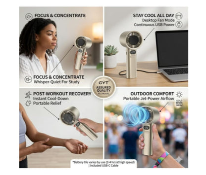 M11 Rechargeable Mini Handheld Fan (1pic)